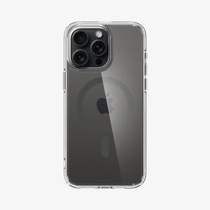 Spigen Ultra Hybrid (MagFit) case for iPhone 15 Pro in Graphite – product image