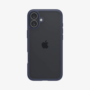 Spigen iPhone 16 Case – Ultra Hybrid – Navy Blue – rear view main image