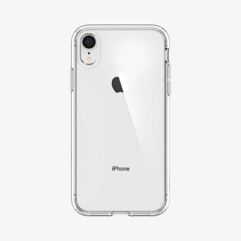 064CS24873 - iPhone XR Case Ultra Hybrid in crystal clear showing the back