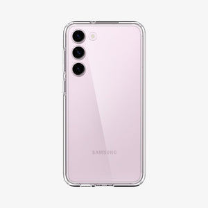 ACS05714 - Galaxy S23 Case Ultra Hybrid in crystal clear showing the back