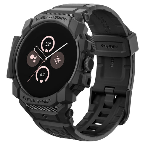 Spigen Pixel Watch 3 (45mm) 保護殼 + 錶帶 – Rugged Armor Pro