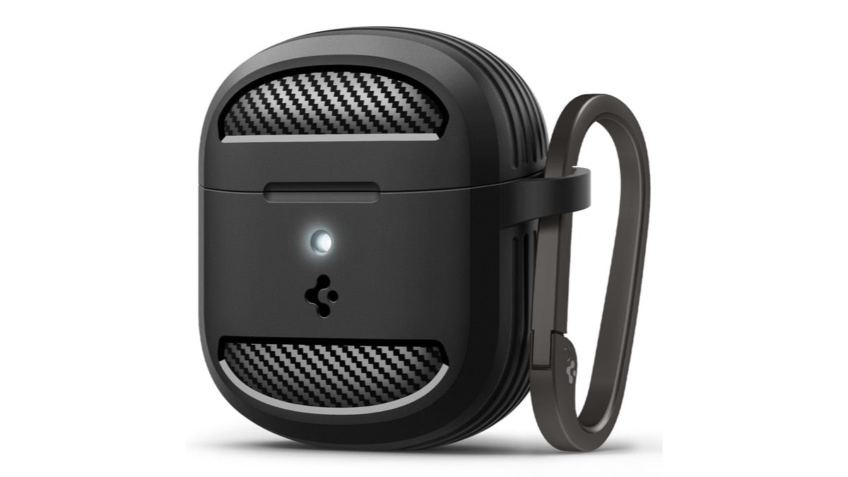 Spigen Pixel Buds 2a Rugged Armor case used for a Pixel Buds 2a accessory guide thumbnail