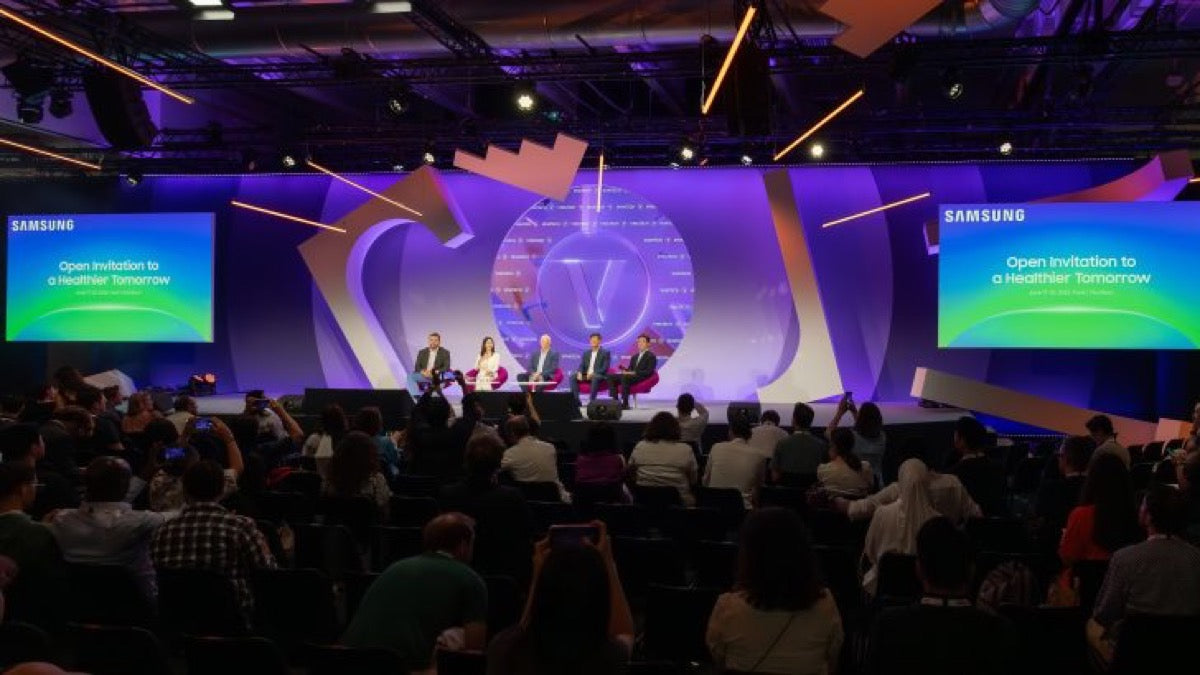Samsung VivaTech 2026 connected care panel used as context for Samsung Health SDK and Knox ecosystem guidance