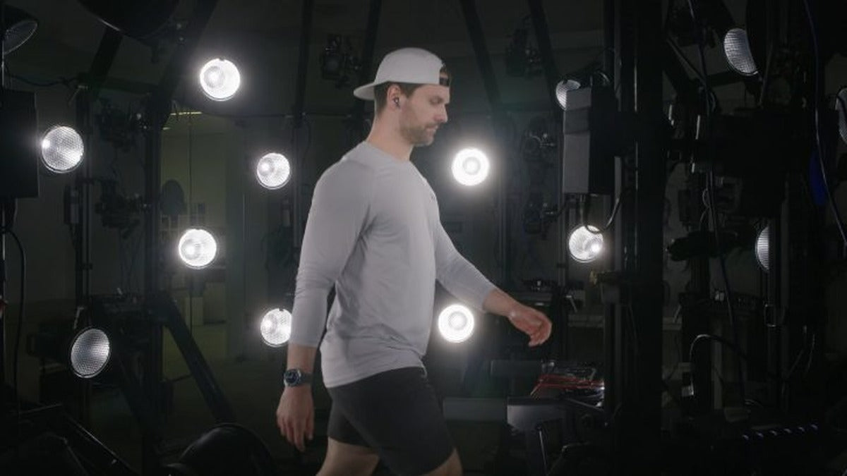Samsung SDIC lab image showing wearable computational design testing for Galaxy Watch and Galaxy Buds fit