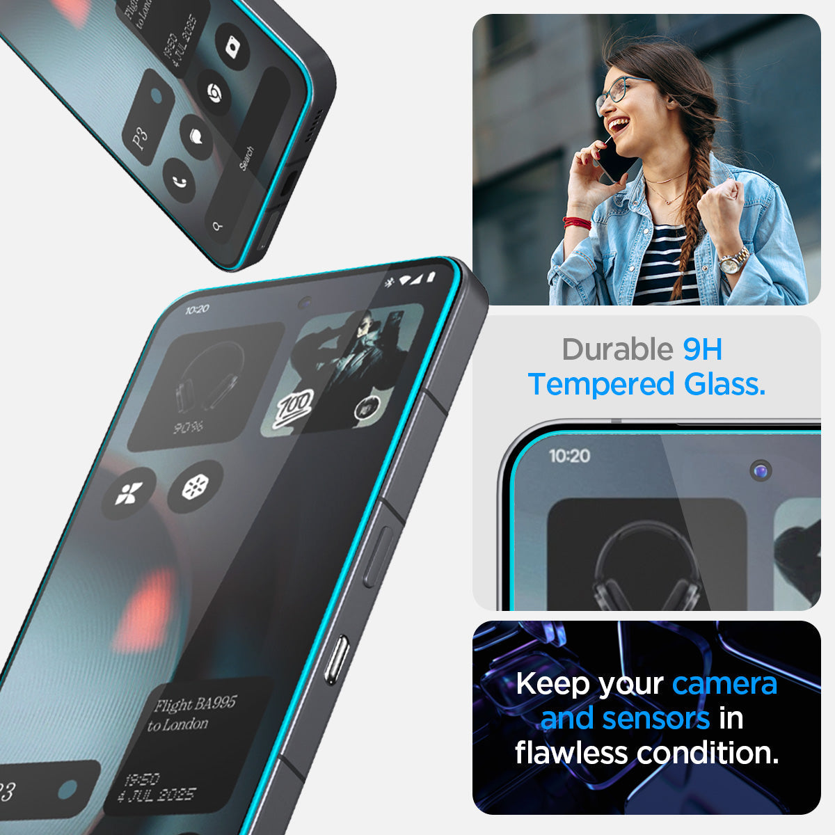 Spigen Nothing Phone (3) Screen Protector Glas.tR EZ Fit (2 Pack) view 9
