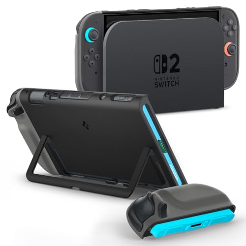 Spigen Nano Pop Nintendo Switch 2 case in Black Sesame