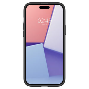 Spigen Ultra Hybrid case for iPhone 15 in Frost Black – detail image 3