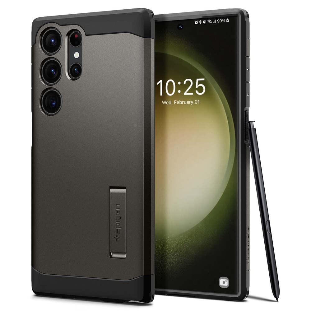 Spigen Galaxy S23 Ultra Case – Tough Armor - Galaxy S23 Ultra - Gunmetal - image 1