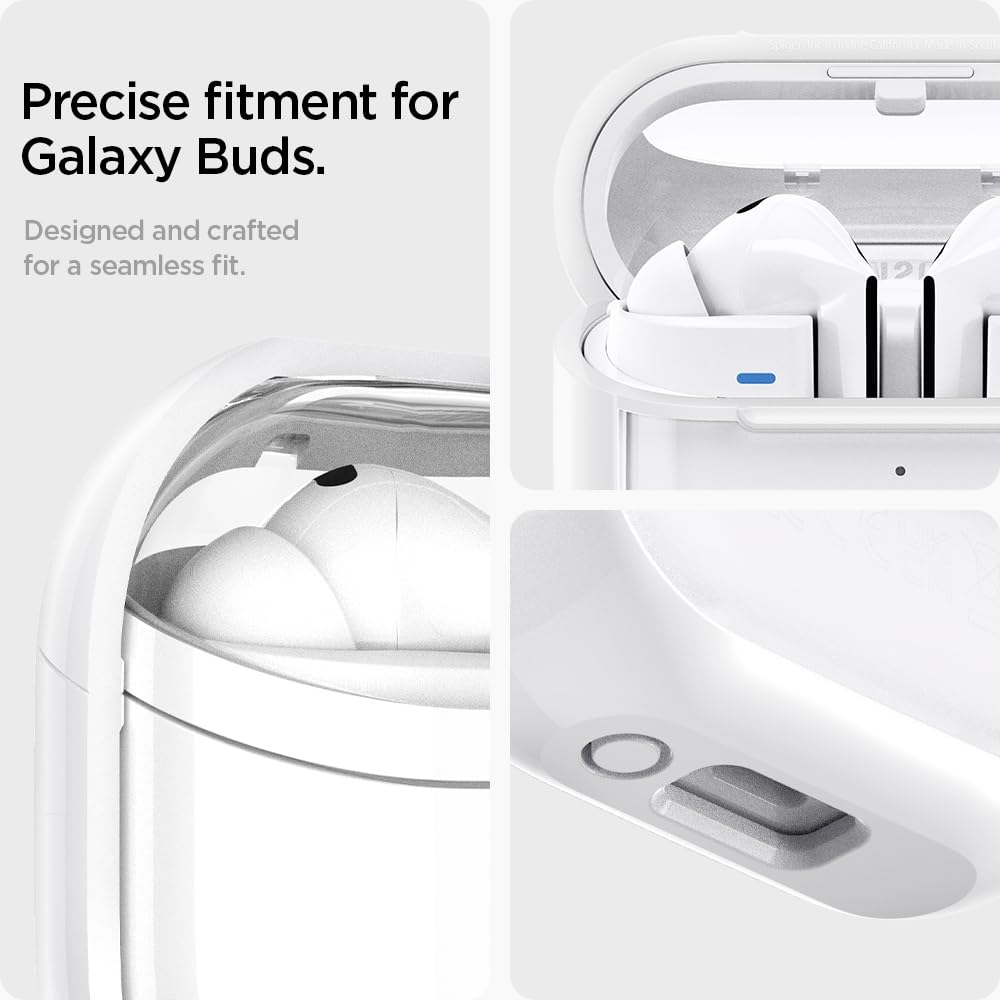 Spigen Galaxy Buds 3 FE Case - Ultra Hybrid - Jet White - image 6