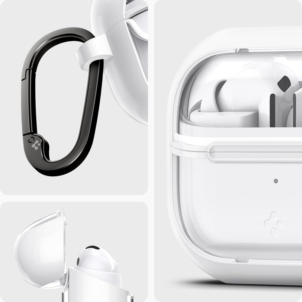 Spigen Galaxy Buds 3 Pro Case - Ultra Hybrid - Jet White - image 3