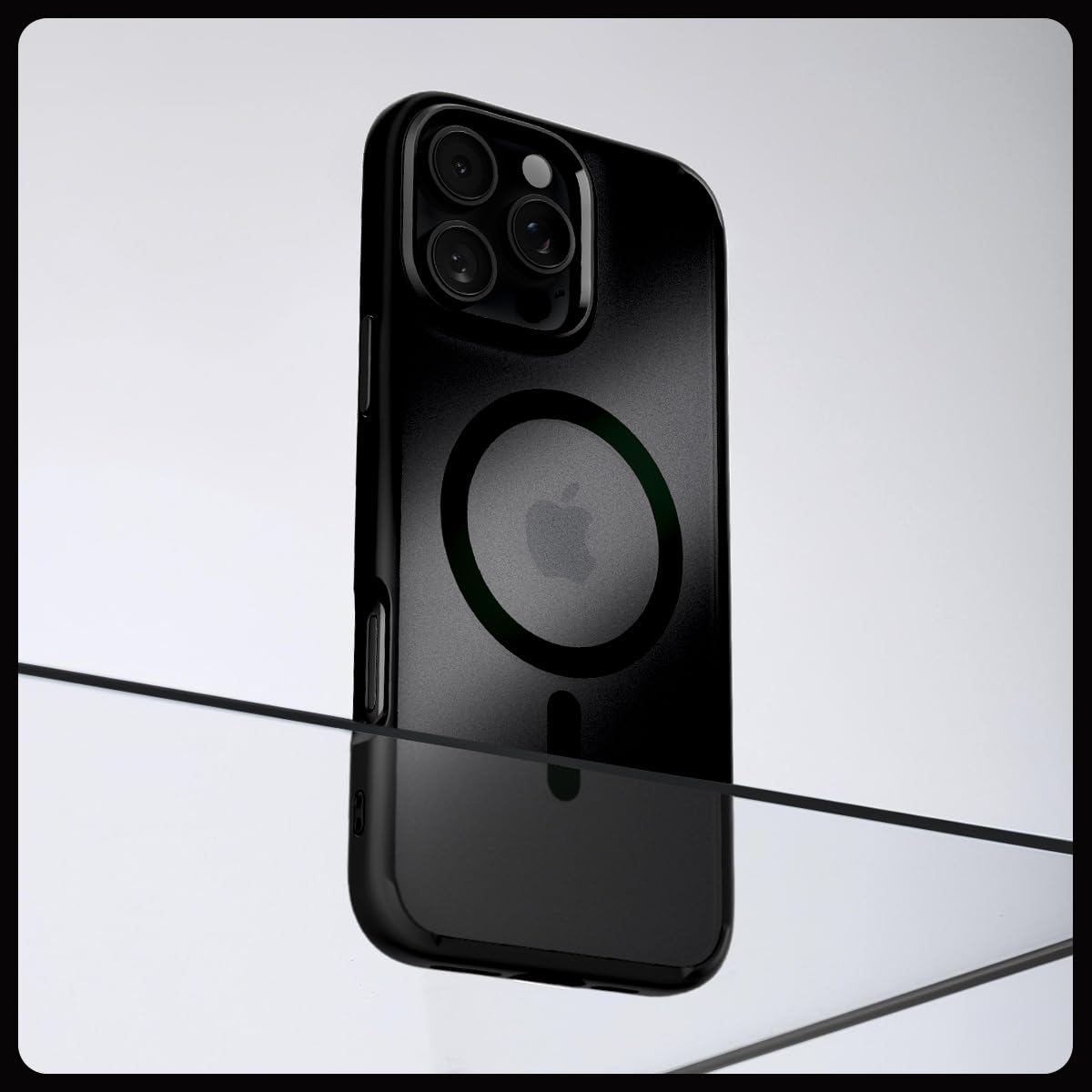 Spigen iPhone 16 Pro Max Case – Ultra Hybrid (MagFit) – Frost Black – detail image 4