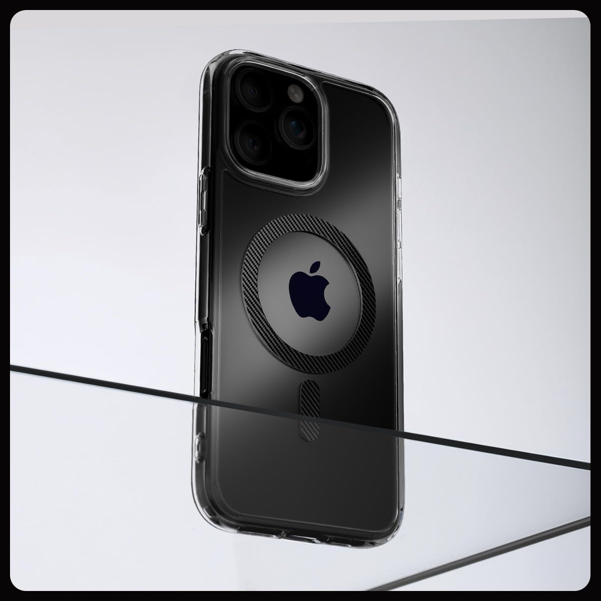 Spigen iPhone 16 Pro Max Case – Ultra Hybrid (MagFit) – Carbon Fiber – detail image 2