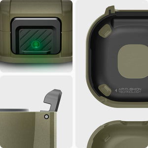Spigen Galaxy Buds Core / FE / 2 Pro / 2 / Pro / Live Case - Lock Fit - Vintage Khaki - image 4