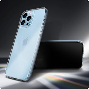Spigen iPhone 13 Pro Max Case – Ultra Hybrid - Crystal Clear case in use