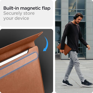 Spigen Valentinus 16-Inch Laptop Sleeve - Classic Brown - image 7