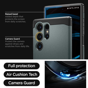 Spigen Galaxy S24 Ultra / S24 Plus / S24 Case – Tough Armor - Galaxy S24 Ultra - Abyss Green - image 4