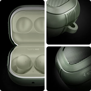 Spigen Galaxy Buds Core Case - Rugged Armor - Military Green - image 3