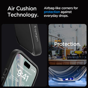 Spigen Ultra Hybrid case for iPhone 15 Pro Max in Matte Black – alternate detail 3