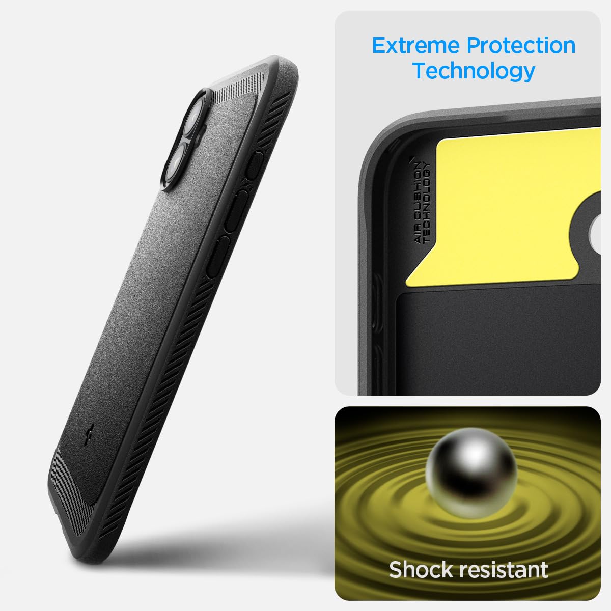 Spigen iPhone 16 Case – Rugged Armor (MagFit) – detail image 5