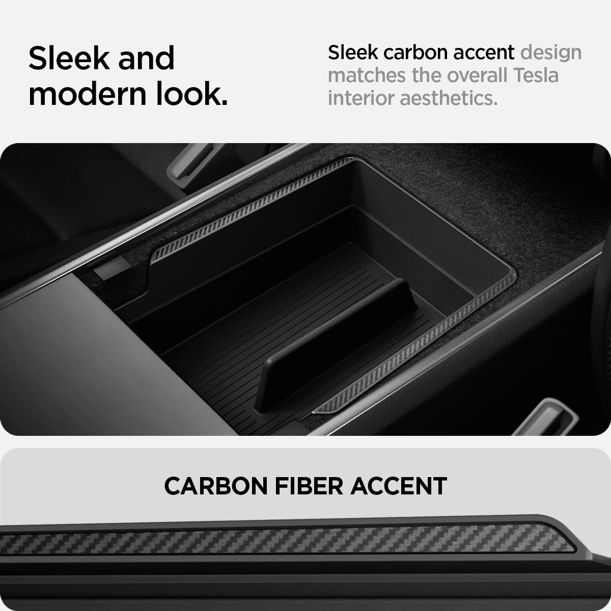Spigen Tesla Model Y Model 3 organizer compatibility guide
