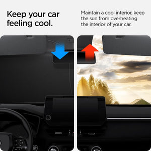 Spigen CryoShade Car Sunshade for Toyota RAV4 and RAV4 Prime - Silver - image 4