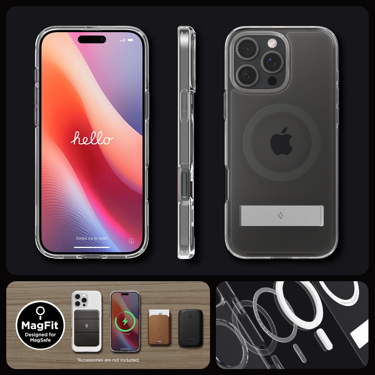 Spigen iPhone 16 Pro Max Case – Ultra Hybrid S (MagFit) - Amazon remaining repair image 14