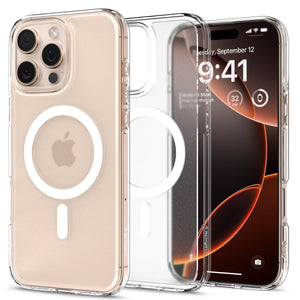 Spigen iPhone 16 Pro Max Case – Ultra Hybrid (MagFit) – Frost Clear – main image