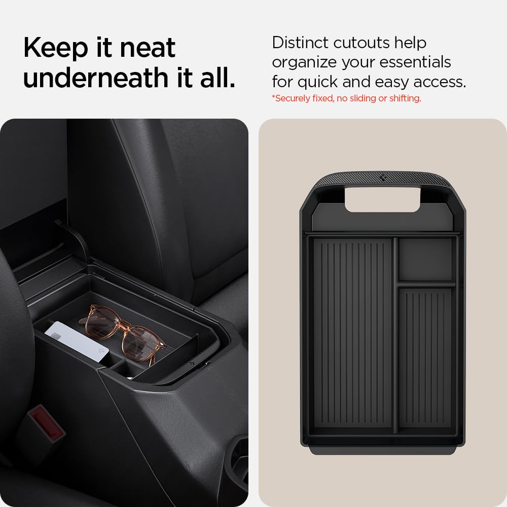 Spigen Toyota RAV4 and RAV4 Prime Console Organizer - Black - image 3