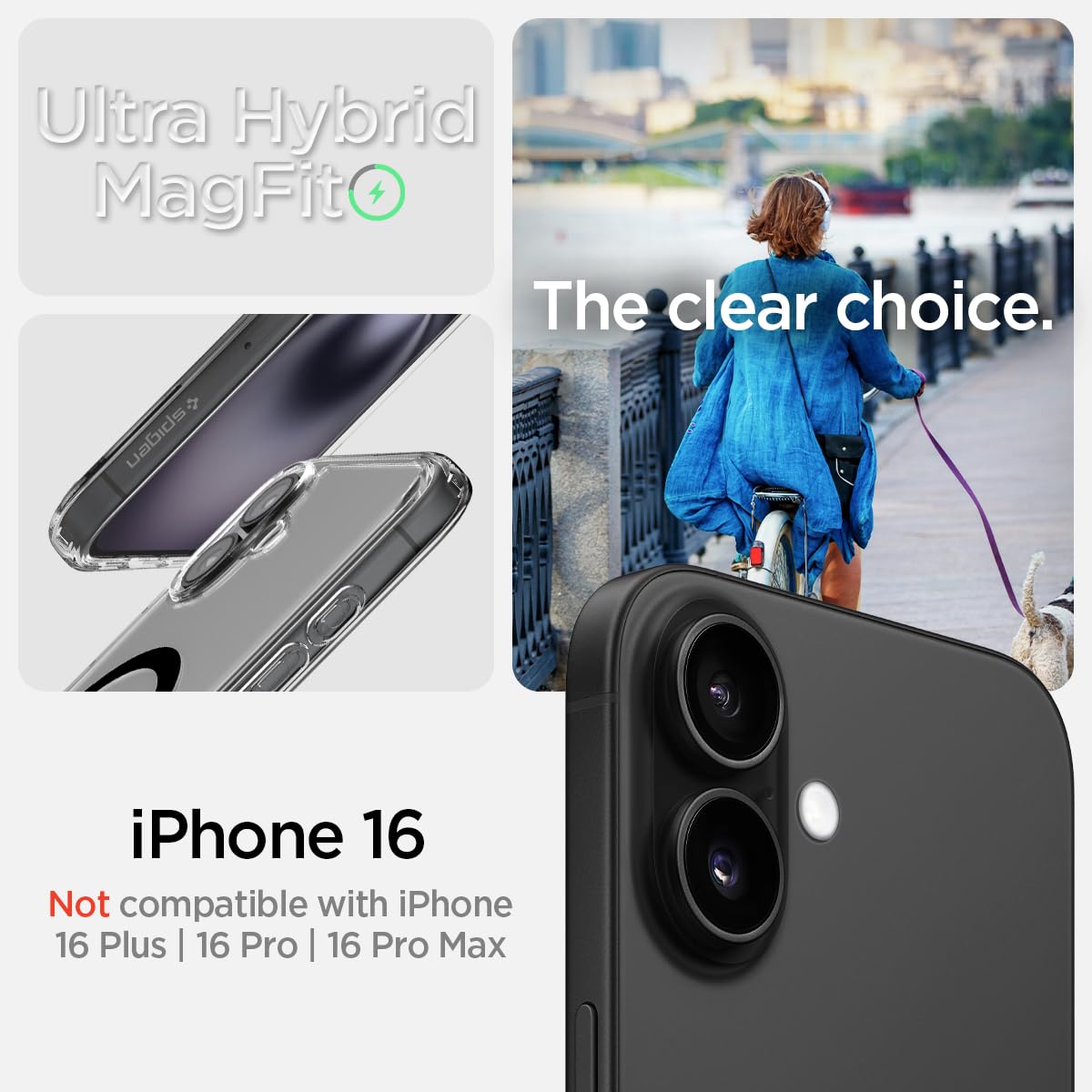Spigen iPhone 16 Case – Ultra Hybrid (MagFit) – detail image 9