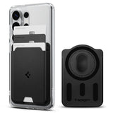 Spigen Valentinus MagFit 3-Card Wallet - Black - image 1