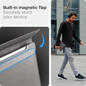 Spigen Valentinus 14-Inch Laptop Sleeve - City Gray - image 7