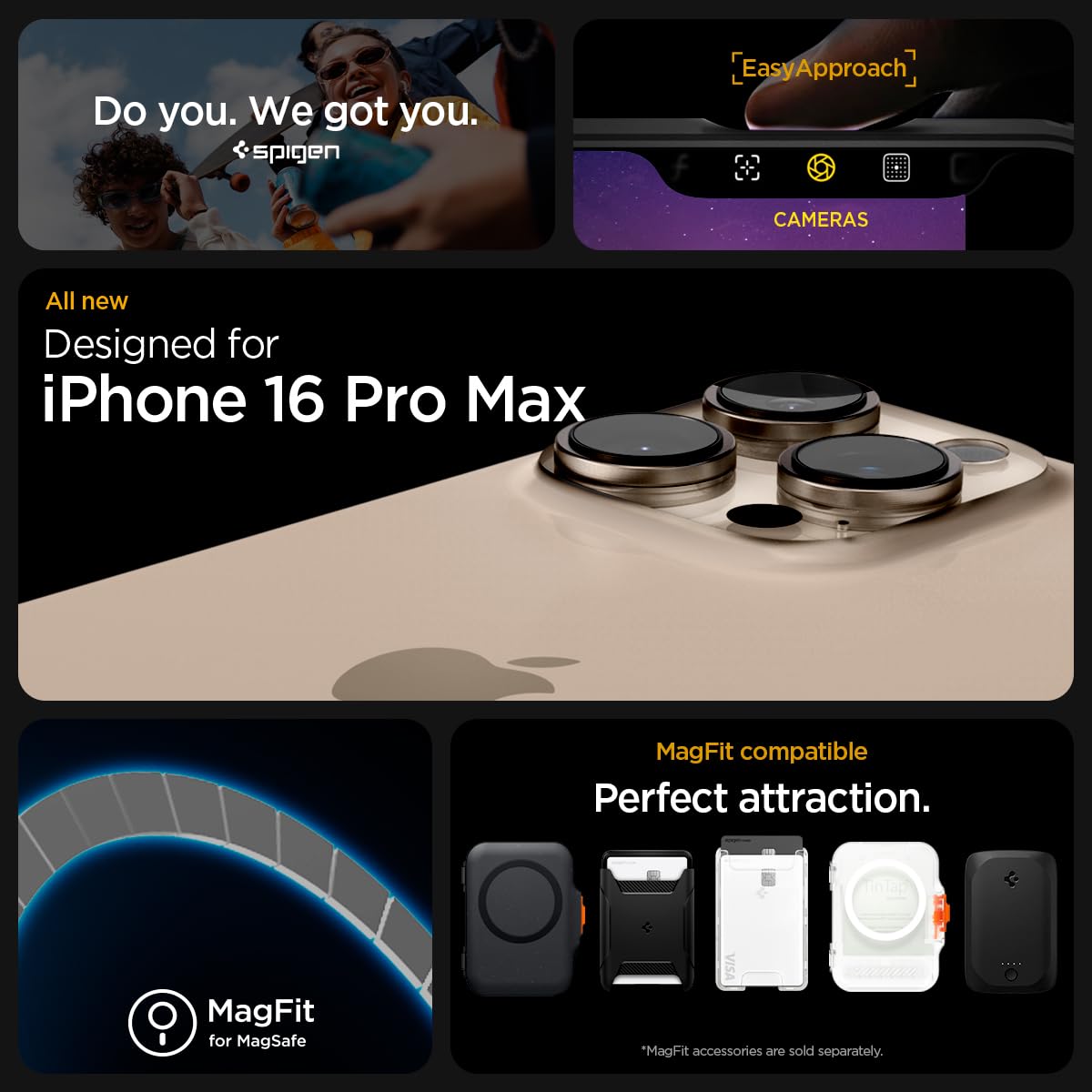 Spigen iPhone 16 Pro Max Case – Ultra Hybrid (MagFit) – White – detail image 2