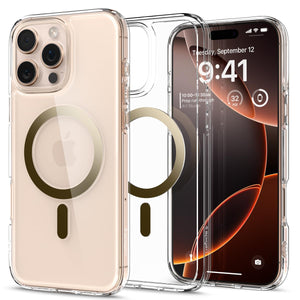 Spigen iPhone 16 Pro Max Case – Ultra Hybrid (MagFit) – Gold – main image