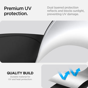 Spigen CryoShade Car Sunshade for Jeep Wrangler JL and Gladiator - Silver - image 5