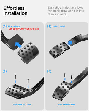 Spigen Tesla performance pedal covers view 7