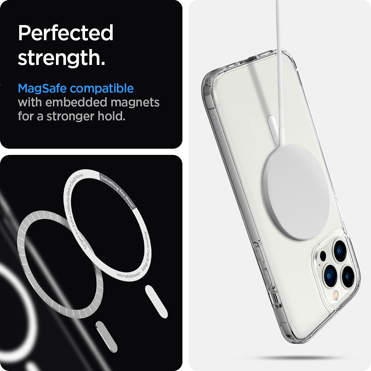 Spigen iPhone 13 Pro Max Case Ultra Hybrid MagFit - Clear - image 5