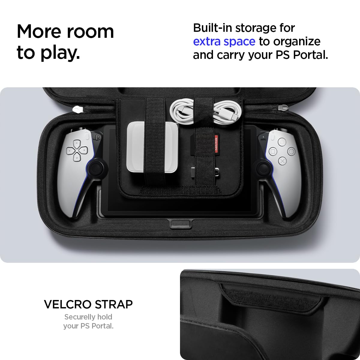 Spigen PlayStation Portal Rugged Armor Pro Carrying Case - image 2