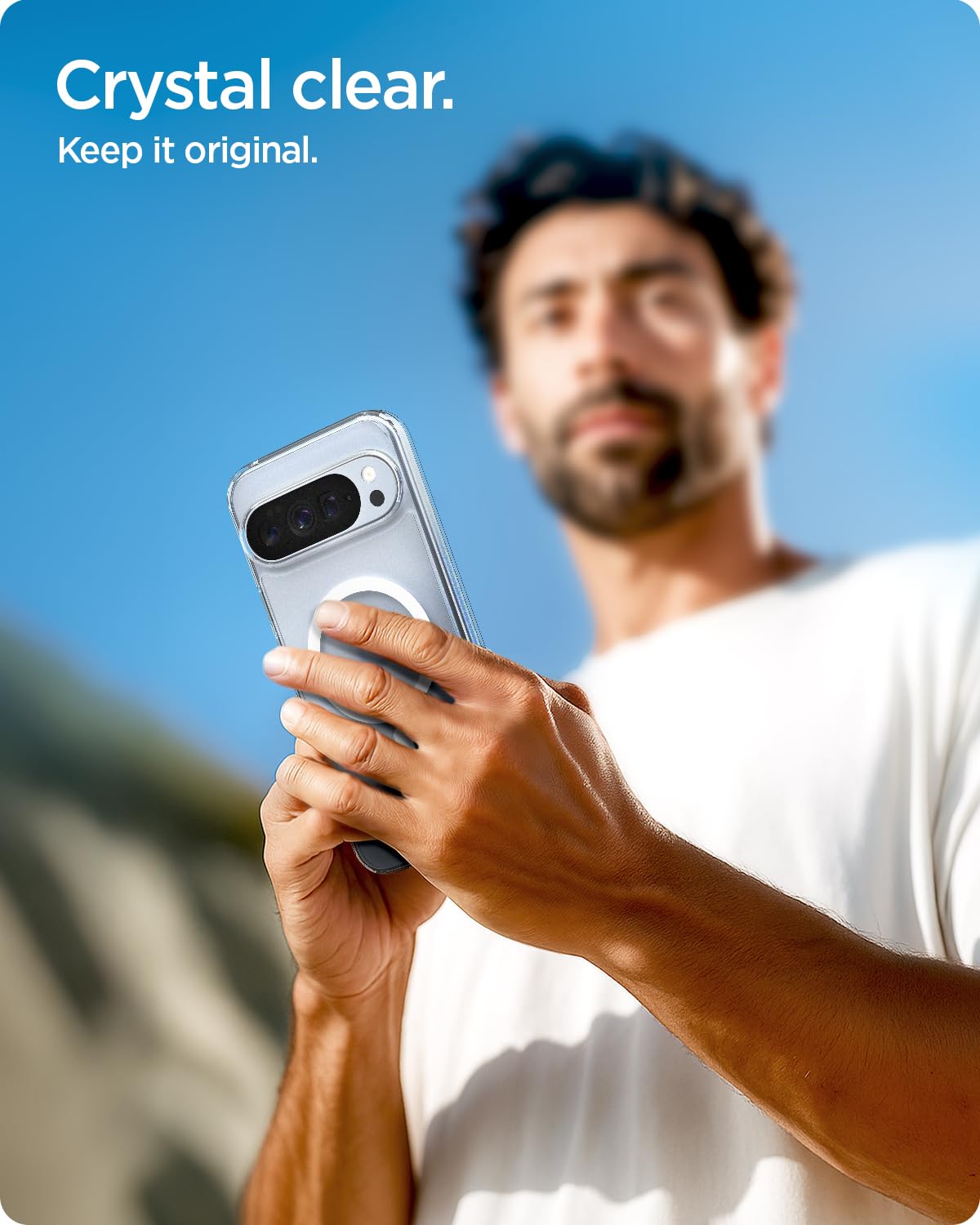 Spigen Pixel 10 Pro XL Ultra Hybrid MagFit case - Clear White - image 5
