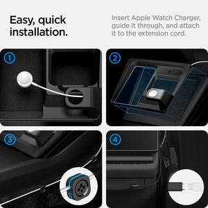 Spigen Tesla Model 3 Highland 3-in-1 organizer mount view 7