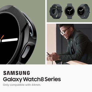 Spigen Galaxy Watch 8 44mm Case - Liquid Air - Matte Black - Matte Black - image 3