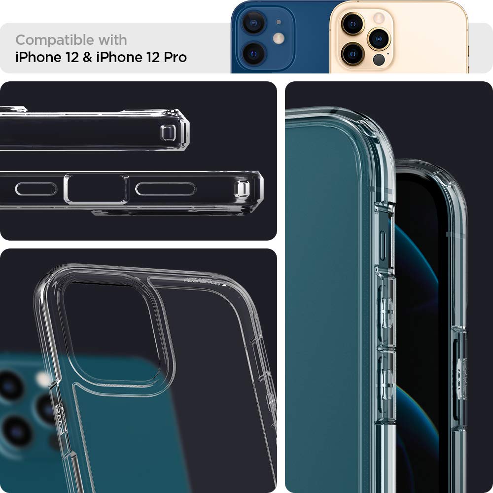 Spigen iPhone 12 Pro / iPhone 12 Case – Ultra Hybrid - Amazon US image 4