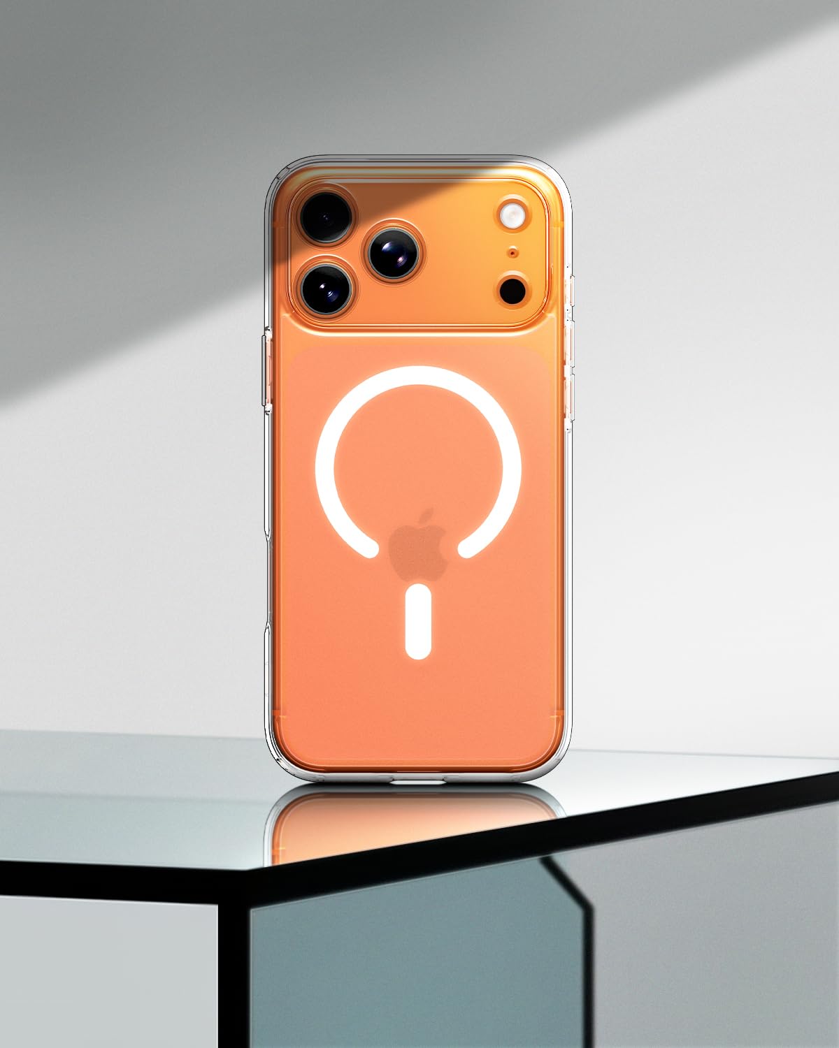 Spigen iPhone 17 Pro Ultra Hybrid MagFit case in Frost White - rear product view