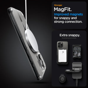 Spigen iPhone 16 Pro Max Case – Ultra Hybrid (MagFit) – White – detail image 6
