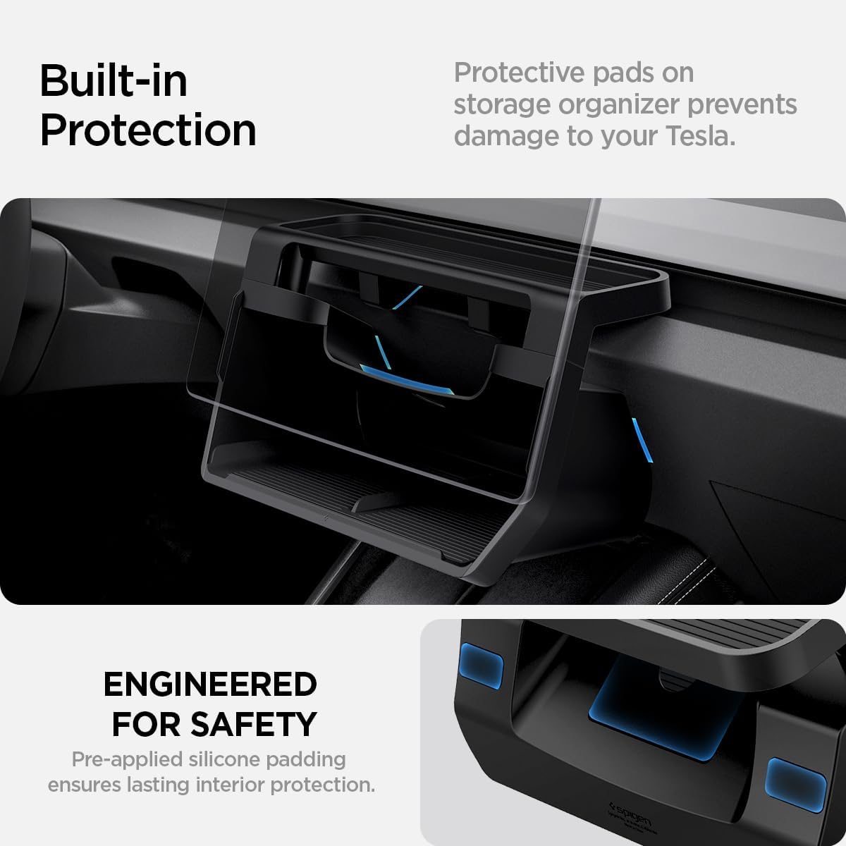 Spigen Tesla Model 3 / Model Y Organizer Under Screen Storage view 3