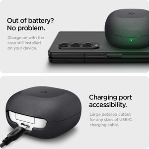 Spigen Galaxy Buds Core / FE / 2 Pro / 2 / Pro / Live Case - Geo Fit - Graphite Gray - image 6