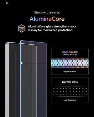 Spigen Galaxy S26 Plus Screen Protector - AluminaCore Glas.tR EZ Fit (2 Pack) – Clear – detail image 4