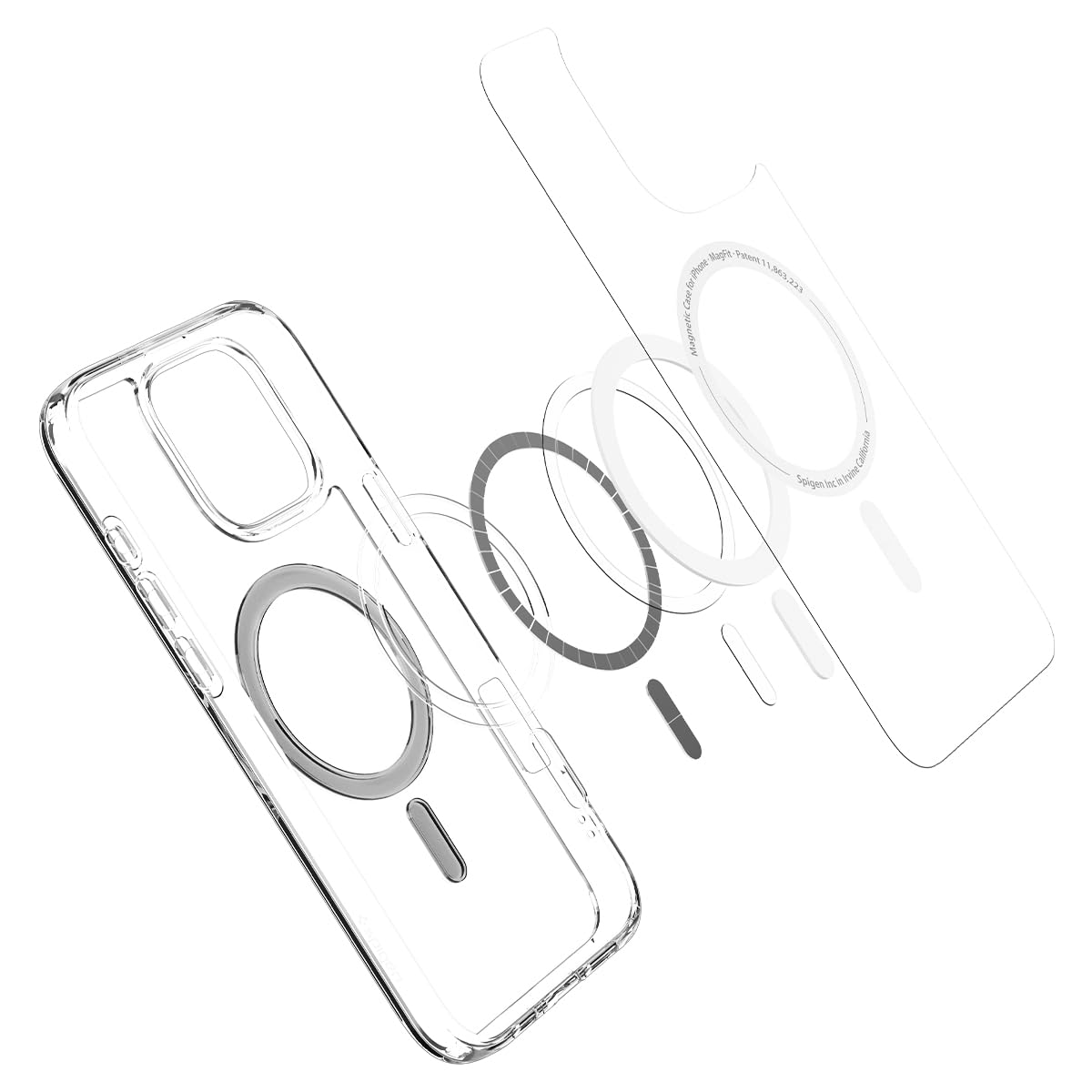 Spigen iPhone 16 Pro Max Case – Ultra Hybrid (MagFit) – Graphite – detail image 1