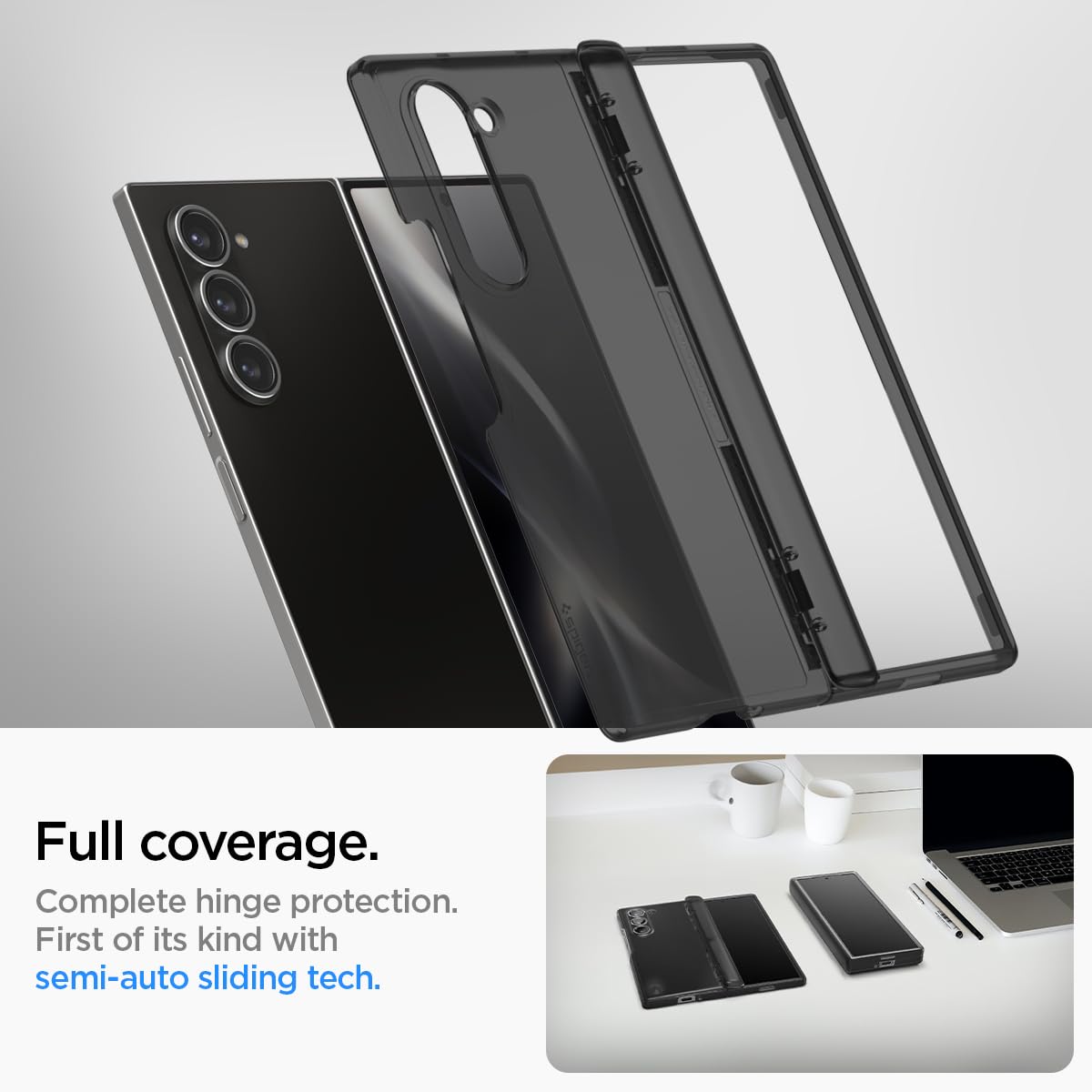 Spigen Galaxy Z Fold 6 Case - Ultra Hybrid Pro – Frost Gray – product image 5