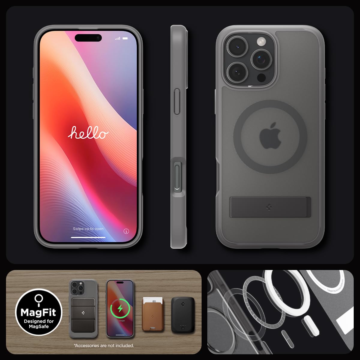 Spigen iPhone 16 Pro Max Case – Ultra Hybrid S (MagFit) - Amazon remaining repair image 21