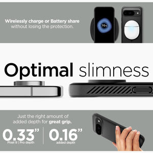 Spigen Rugged Armor Google Pixel 9 Pro / Pixel 9 Phone Case - Matte Black - image 6